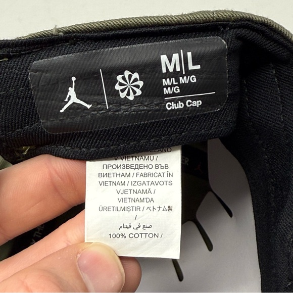 Nike Jordan Florida Gators Hat M/L Green USA Flag On-Field Strapback Club Cap - Picture 9 of 9